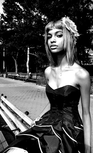 Female model photo shoot of LG NYC in Brooklyn Promenade
