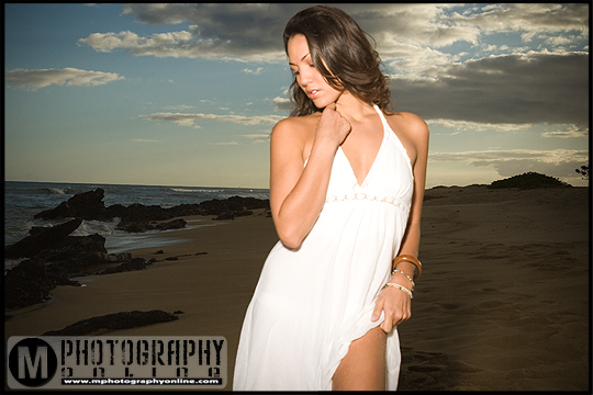 Female model photo shoot of Monica Carreira by White Wong Media in Honolulu