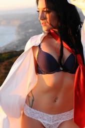 Female model photo shoot of Sapphira Linae by Dan Tentler in La Jolla