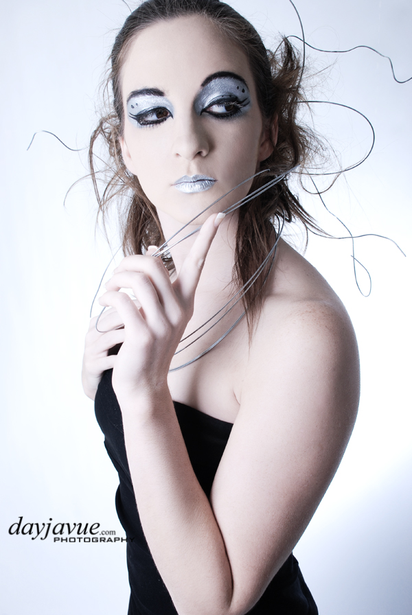 Female model photo shoot of Rebecca Hurley by DayJaVUE Photography, makeup by Make Up By Messe Noire