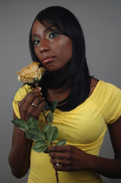 Female model photo shoot of Queen Kels by Chrystale Moore, makeup by 987Beauty