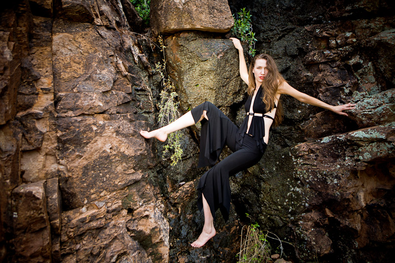 Female model photo shoot of April  Knapp in Canyon Lake
