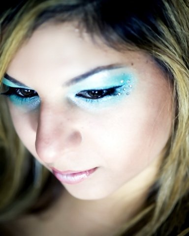 Female model photo shoot of Ripe Makeup Artistry and Carla Fox by Pip Buxton Photography