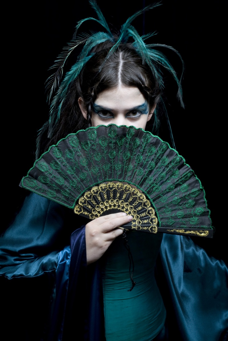 Female model photo shoot of Scarlet Blackmoor by Mark Boyle, clothing designed by Vanyanis
