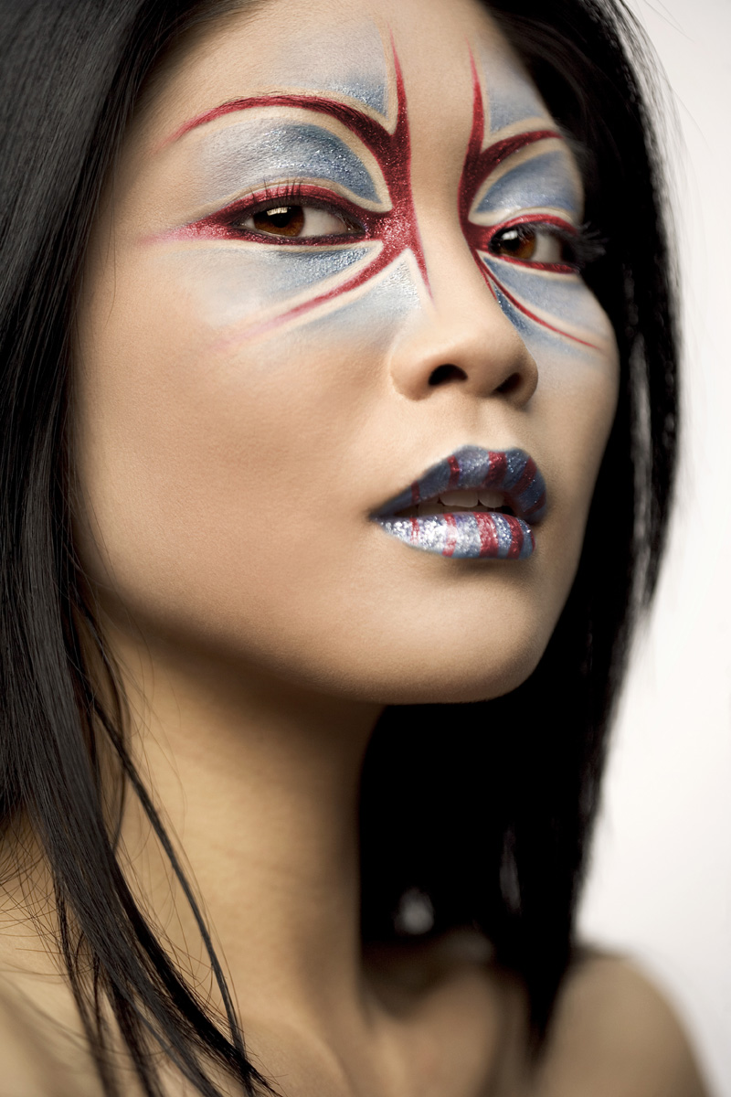 Female model photo shoot of Jade Tsz by stevebrown in London, makeup by Ryos_Makeup