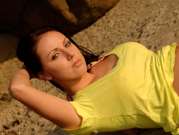 Female model photo shoot of Taysha Rene in laguna beach