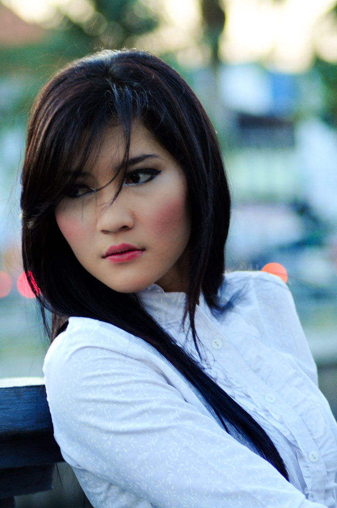 Female model photo shoot of Ririe in Kota Tua, Jakarta