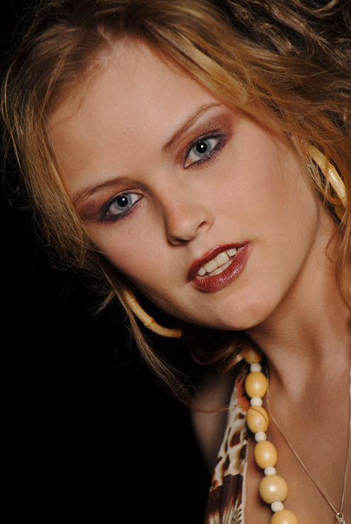 Female model photo shoot of Amber Miquel in the Studio -- Fw