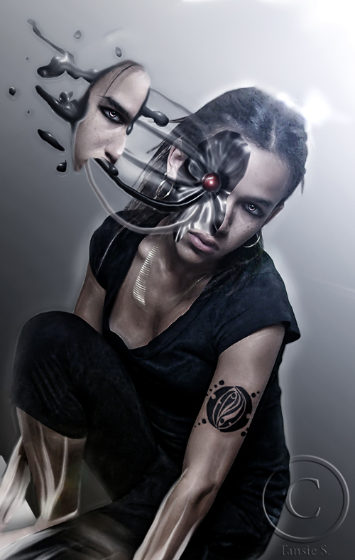 Female model photo shoot of Hybrid Gothica in Skynet's Factory...!