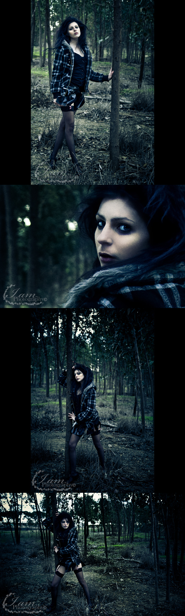 Female model photo shoot of Stacey-Rae Jones by Harry Millward Photos in A forrest in Adealide