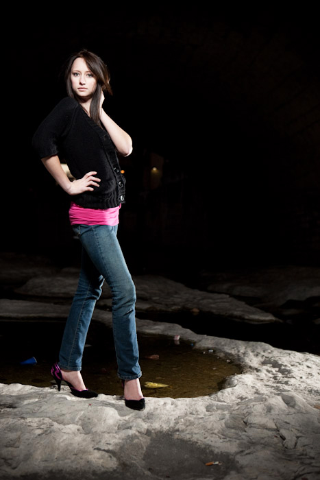 Female model photo shoot of Megan_Q_Smith in 6th Street Bridge
