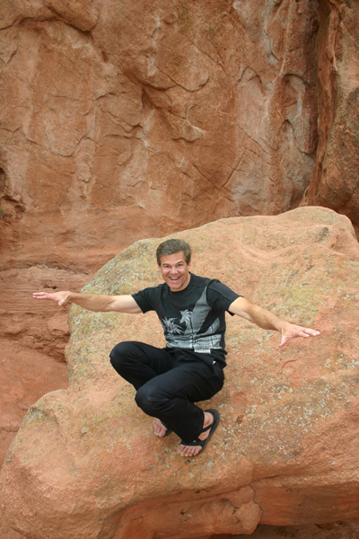 Male model photo shoot of Bruce Vollmer in Garden of the Gods