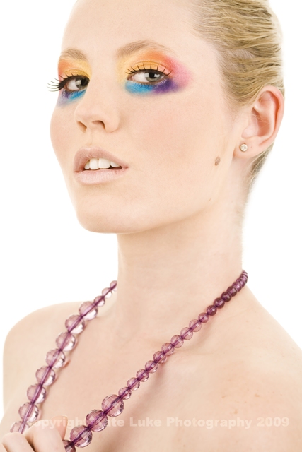 Female model photo shoot of KP Makeup Artistry and Em_J by Kate Luke Photography