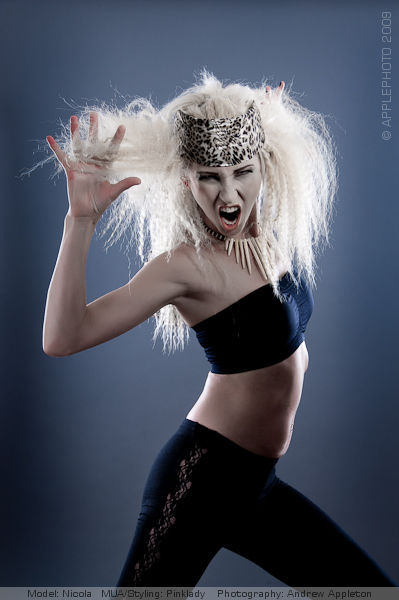 Female model photo shoot of nicola c by Andrew Appleton, makeup by PinkLady MUA