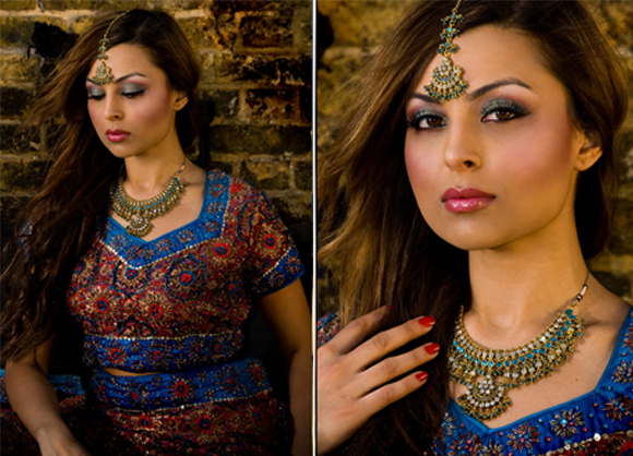 Female model photo shoot of makeupbyhena in London