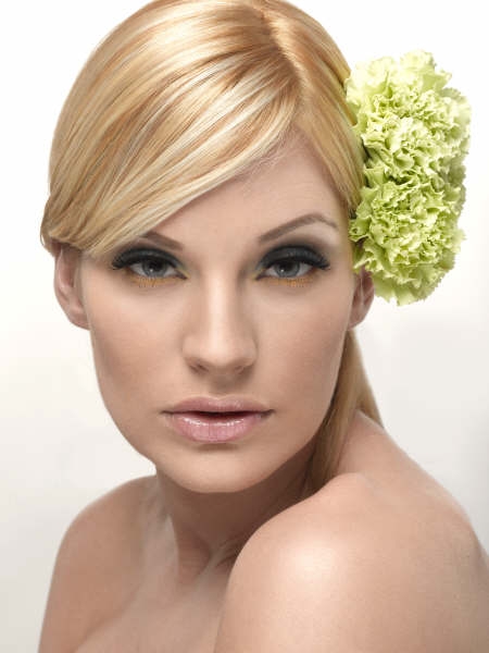 Female model photo shoot of Laura Schwade by Patrick Love, makeup by Misty Renee Al-Eryani
