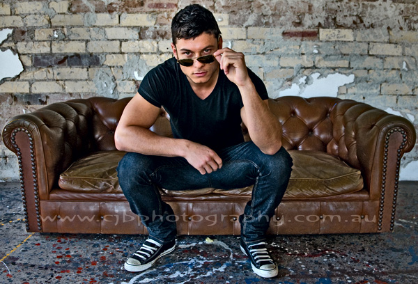 Male model photo shoot of Cameron Bell in Studio