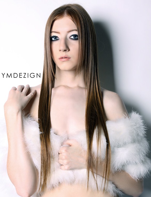 Female model photo shoot of Emily Alsdorf by YMDEZIGN in NoDa, NC, makeup by LADIEKADIVA