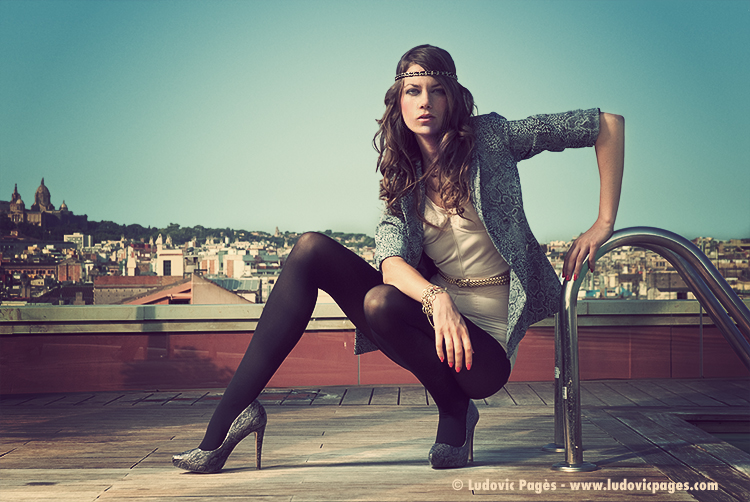 Female model photo shoot of Sara Mattiace by Ludovic Pages in barcelona