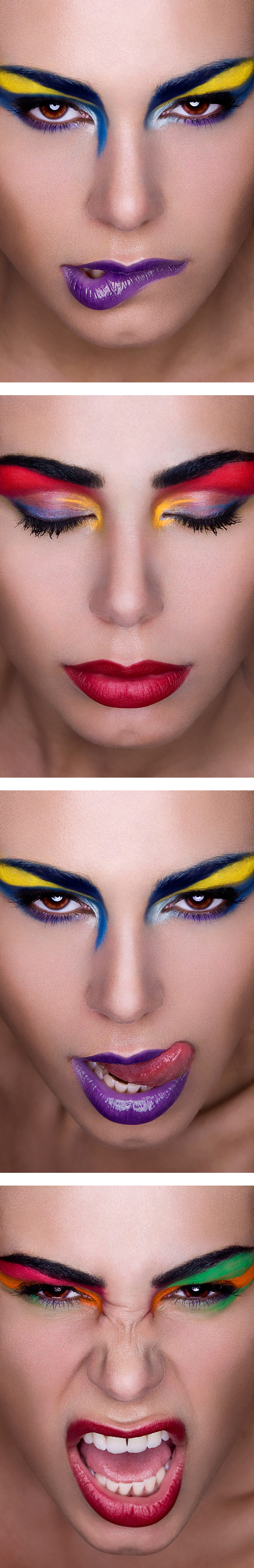 Female model photo shoot of suki miles and clementineanicet by Steve Kraitt in makeup -suki
