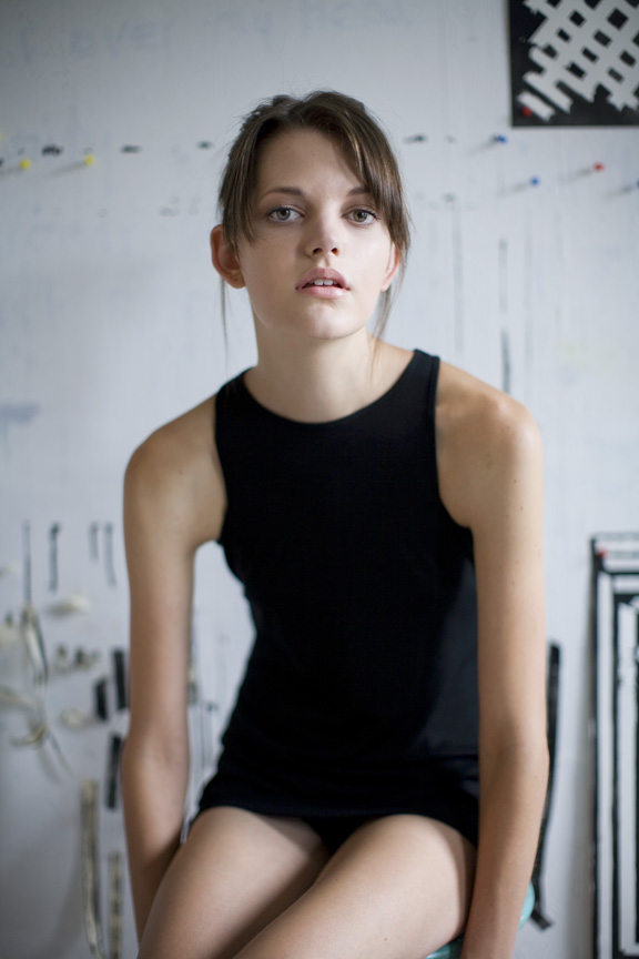 Male and Female model photo shoot of LukeLukeLuke and BaileySwing, clothing designed by Eighteenth NYC