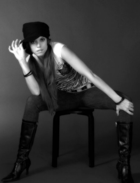 Female model photo shoot of ChristianaK by RIP Tim Butcher Photos, makeup by Sabrina Cayne 
