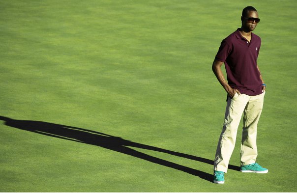 Male model photo shoot of MiQuan Antonio in Montecito Country Club Golf Course