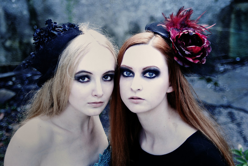 Female model photo shoot of Amber Nicol and Freya Twigvald by Shannon Grant in Hanson, MA, makeup by LizW_Makeup