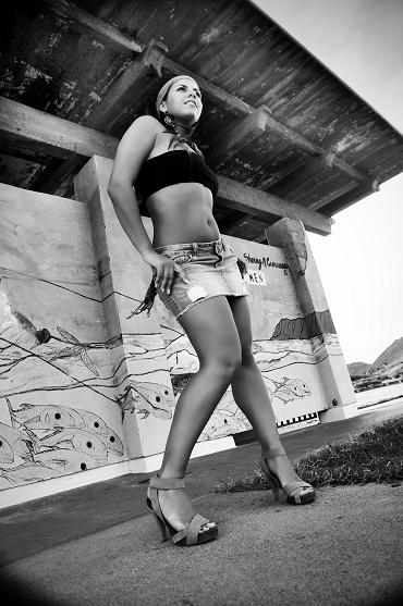 Female model photo shoot of Trish McConnell by Philpasag in Oahu