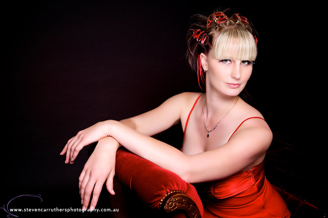 Female model photo shoot of Melissa Abbott by BlackRose Photography, hair styled by Tanya Abbott