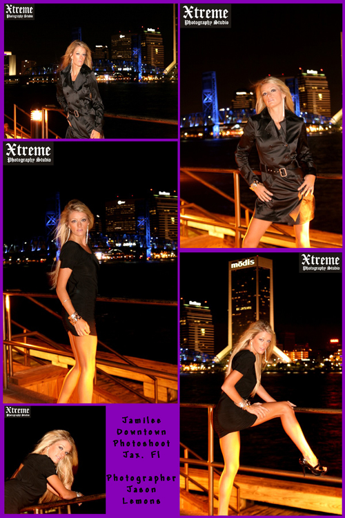 Male and Female model photo shoot of Xtrm Photography   and JamiLee in Downtown Jax. Fl