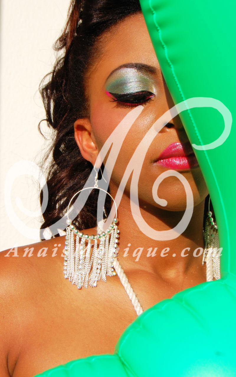 Female model photo shoot of Kyta Jas by Anais Monique in Atlanta, makeup by molly MUA