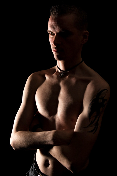 Male model photo shoot of PhotoLuminate in Studio