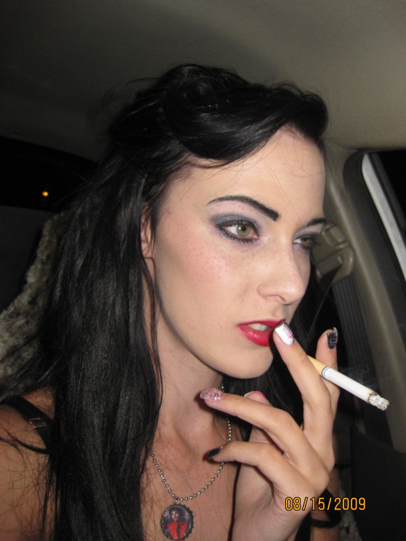 Female model photo shoot of Burlesque Nails