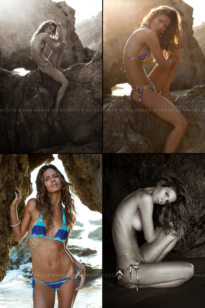 Male and Female model photo shoot of Roger Wong and LA ROSE in El Matador Beach, Malibu, CA