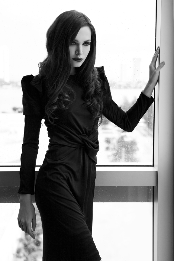 Female model photo shoot of HeatherTalbert , wardrobe styled by Angelo DeSanto, makeup by brushedbeauty