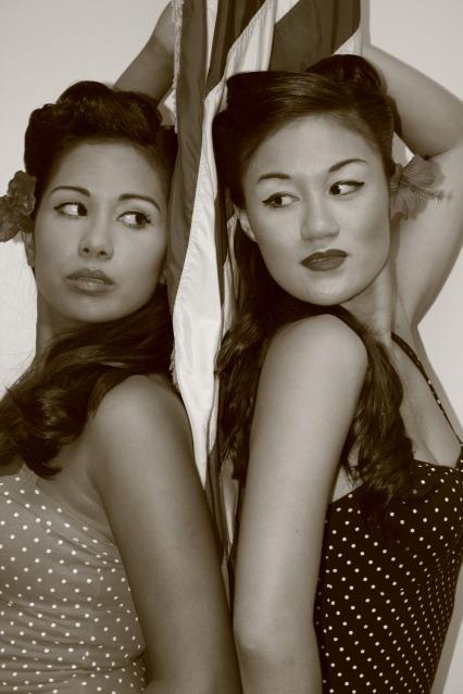 Female model photo shoot of pohai and Kalei Moritsugu by Blush Images in veterans center kauai