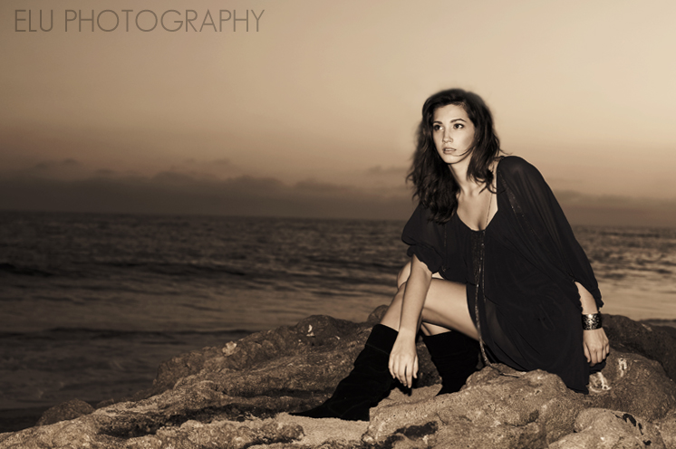 Male and Female model photo shoot of Elu Photography and EricaMichelle120 in Laguna Beach