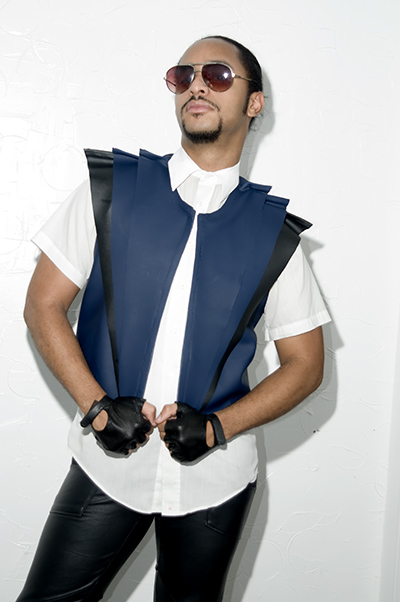 Male model photo shoot of Rafael Cox by Maryann Davidson, clothing designed by Rafael Cox