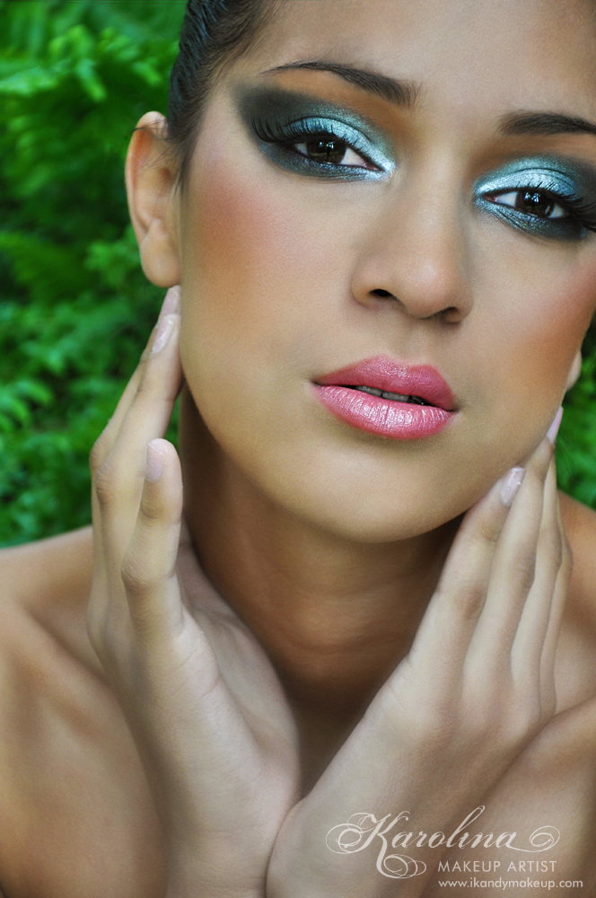 Female model photo shoot of fashion360mag, makeup by Karolina Almanzar