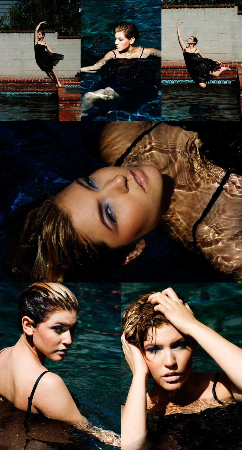 Female model photo shoot of Mandy Matzke and Juliana Pfeffer by Mandy Matzke in LA, makeup by Alisha L Baijounas