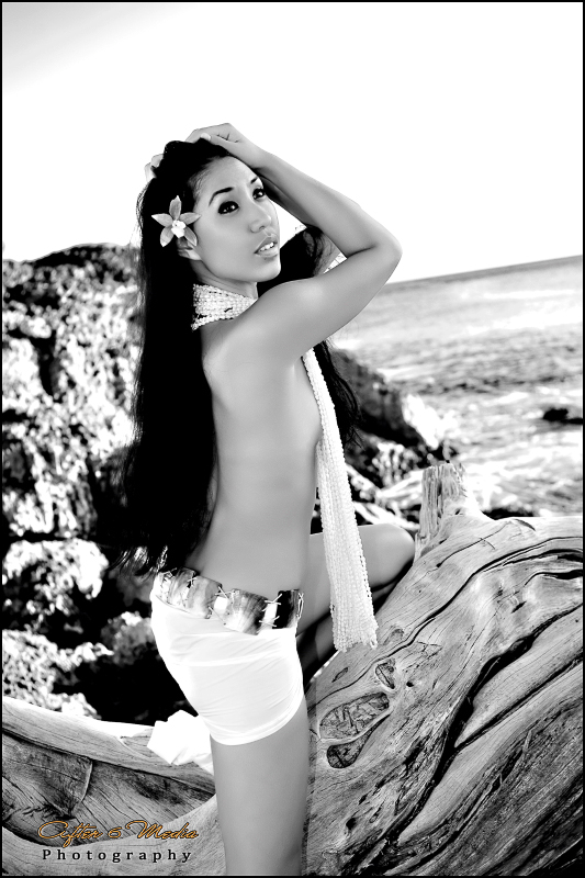 Female model photo shoot of Kumukahi by After Six Photography