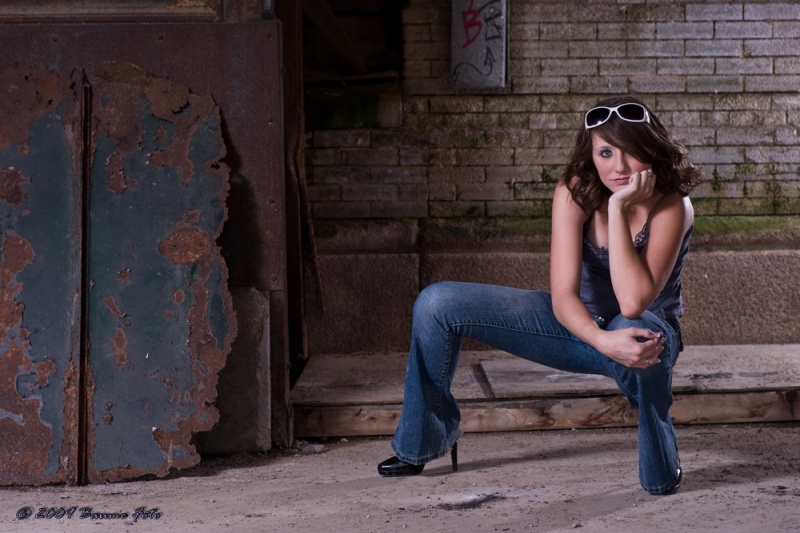 Female model photo shoot of Kay Grammer by Baume Foto in Down Town Omaha Nebraska 