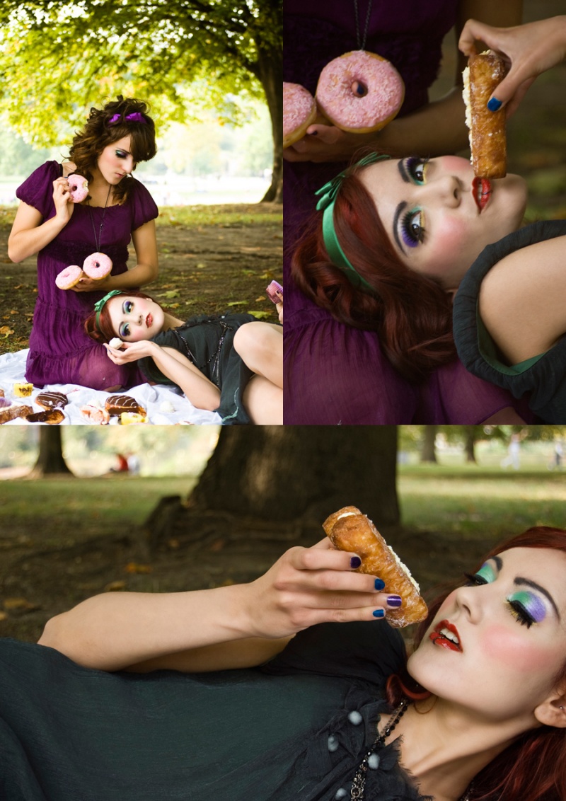 Female model photo shoot of Xanadu Nox and Cortina by RebeccaJaneAndrews, makeup by joanne-liu