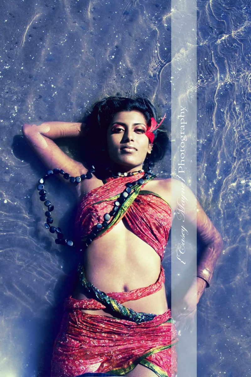 Female model photo shoot of Lankan muse by Casey Mayne, hair styled by Aleesha Darke