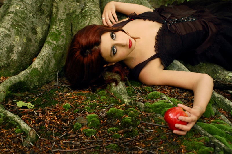 Female model photo shoot of Krysten Nicole by Mary Greenert in Fairytale park XD