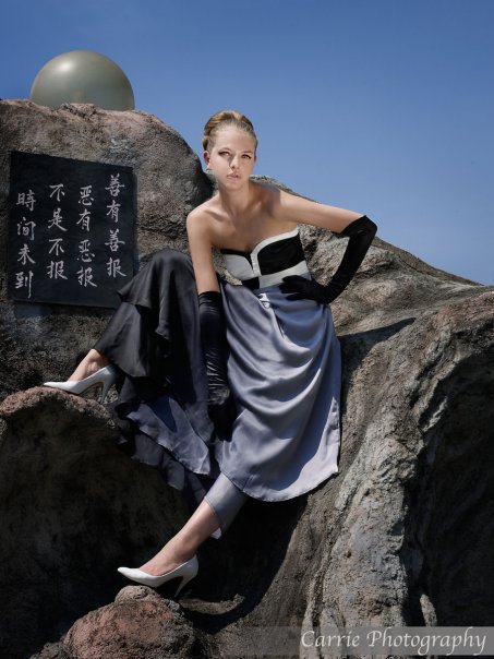 Female model photo shoot of carrie  Lam