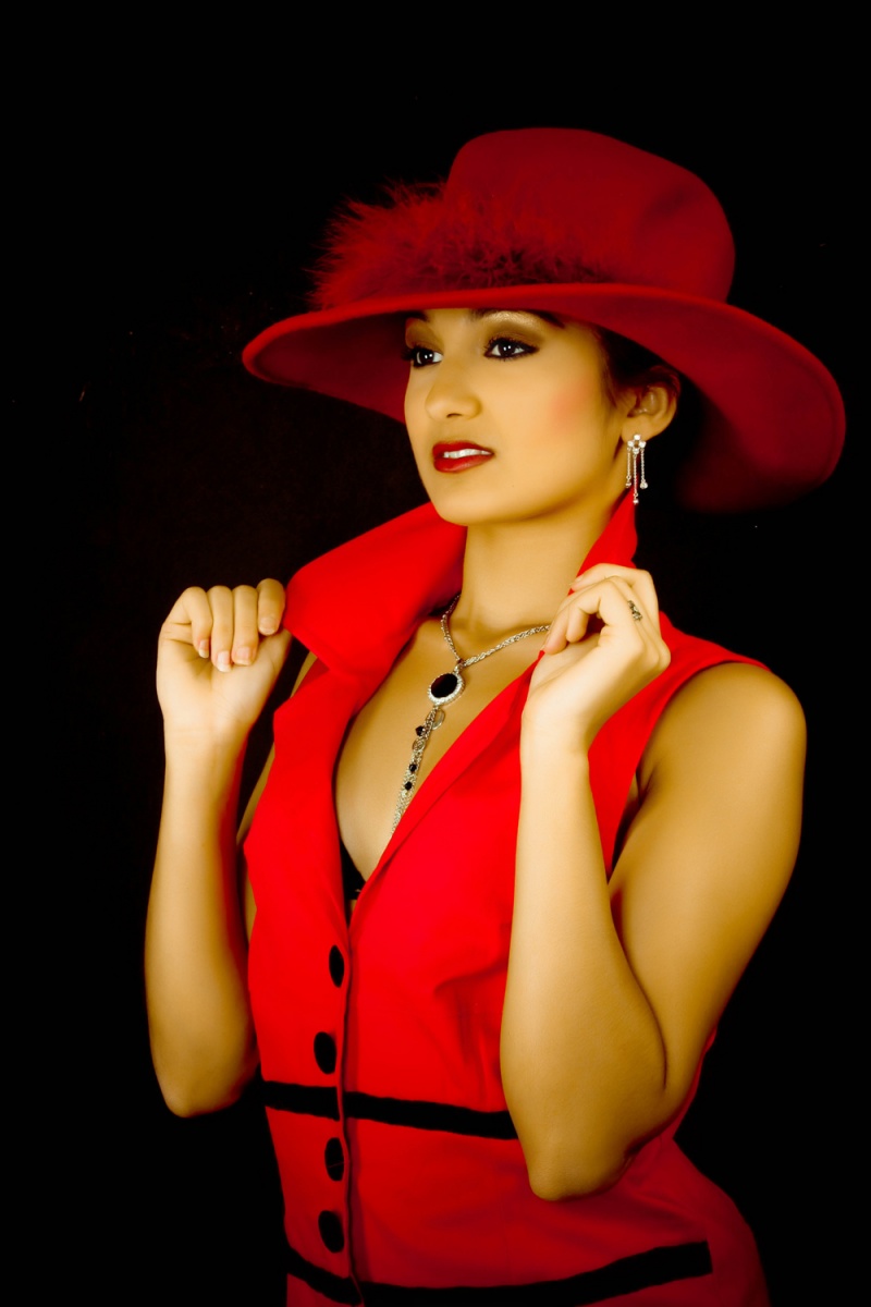 Female model photo shoot of RaizaK in Guyana, makeup by Kayana Beauty Trends
