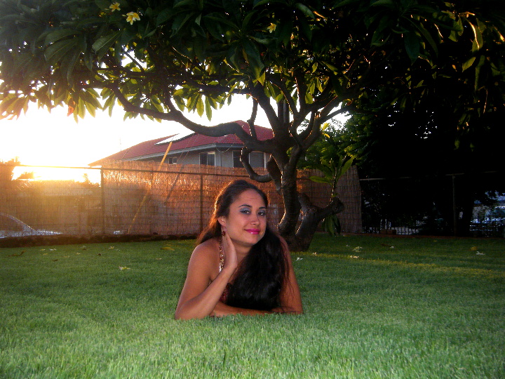 Female model photo shoot of Mea Watson in Waianae, makeup by Makeup by Tati