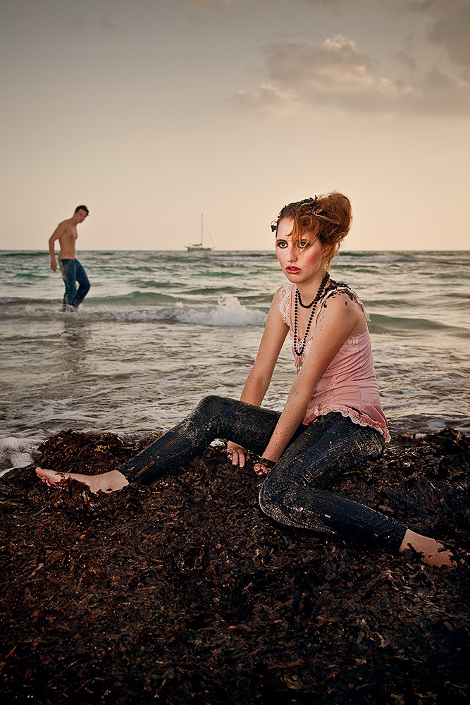 Male and Female model photo shoot of Harald Muehlhoff and Laura90 in Mallorca, Spain